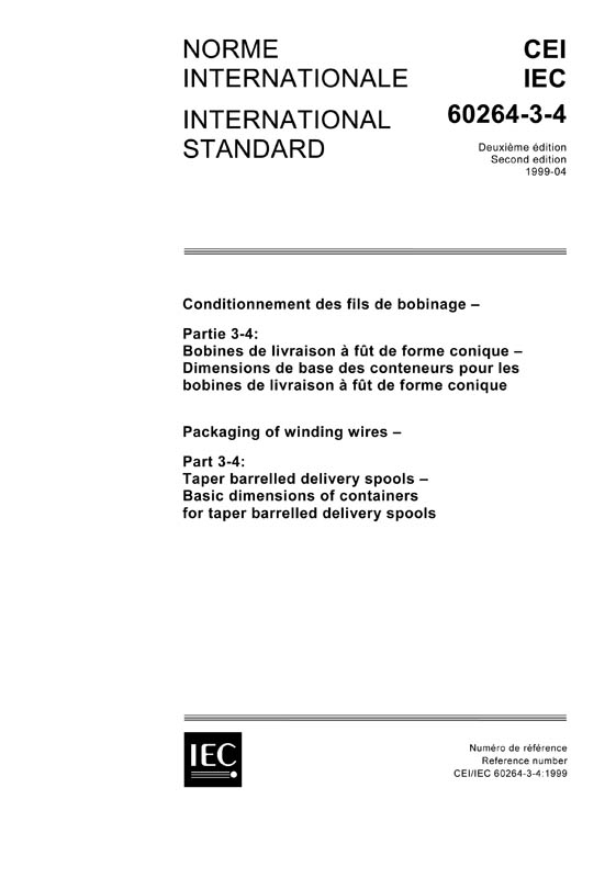 Cover IEC 60264-3-4:1999